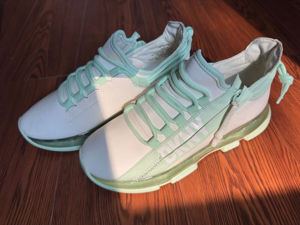 DKNY Women's Tokyo Lace-Up Zip Sneakers
